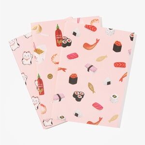 Sonic set of 3 notebooks NWOT